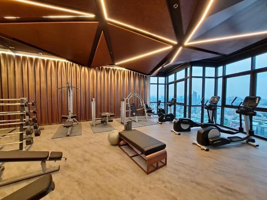 Downtown Chic Condo Rooftop Pool #En797 Pattaya Esterno foto