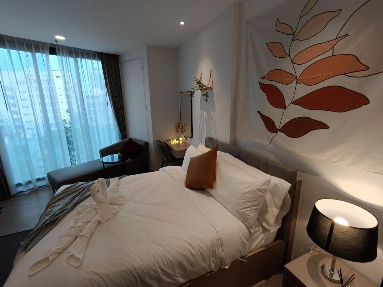 Downtown Chic Condo Rooftop Pool #En797 Pattaya Esterno foto